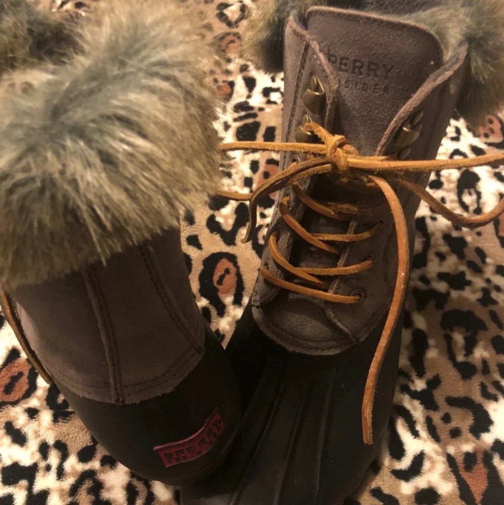Rare Sperry duck boots Sz.8